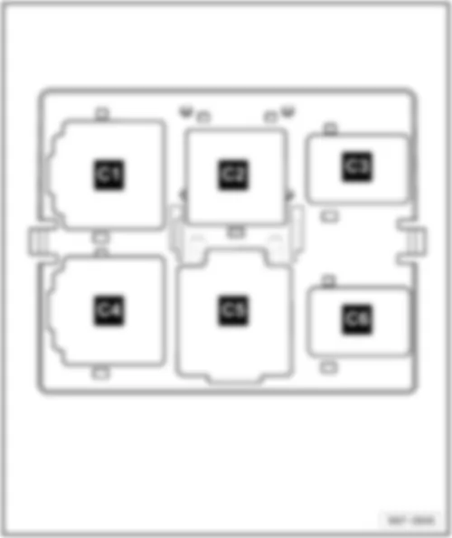 VW GOLF PLUS 2007 Auxiliary air heater (PTC) . Wiring diagrams, Pin